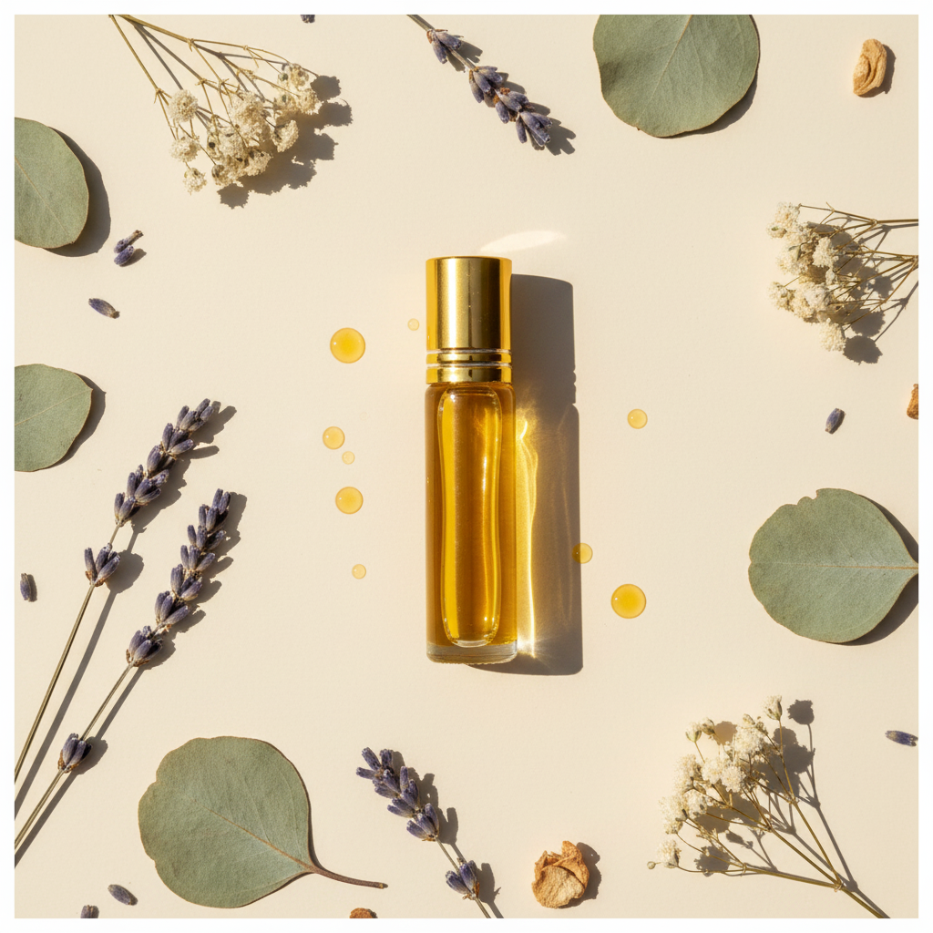 Gaia's Love Essential Oil Roller Bottle with botanicals