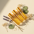 Gaia's Love Essential Oil Roller Bottle Set of 3 with botanicals